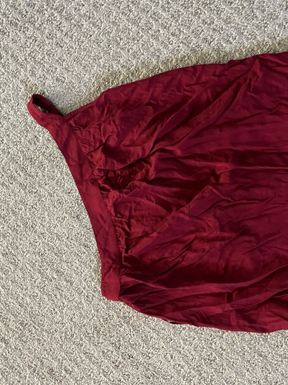 Old Navy Red one shoulder dressy top